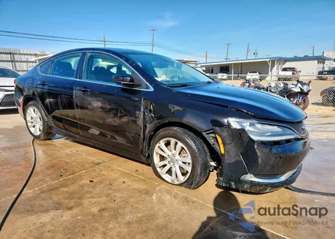 2015 Chrysler 200 Limited z USA, uszkodzony, nr VIN 1C3CCCAB6FN574821